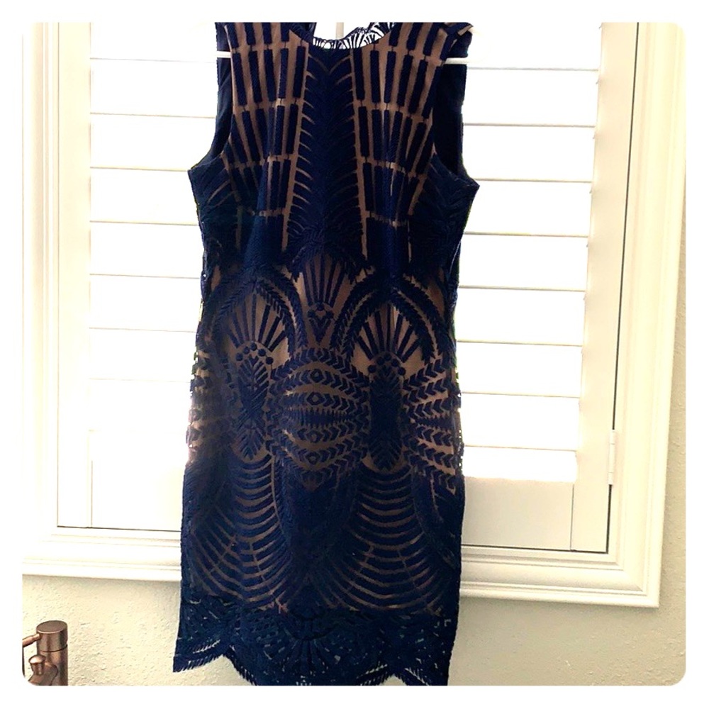 Revolve Navy dress